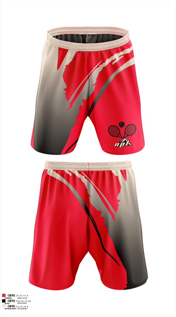 Athletic Shorts With Pockets, North Penn-Liberty Mounties, Tennis, Teamtime, Team time, sublimation, custom sports apparel, team uniforms, spirit wear, spiritwear, sports uniforms, custom shirts, team store, custom team store, fundraiser sports, apparel fundraiser
