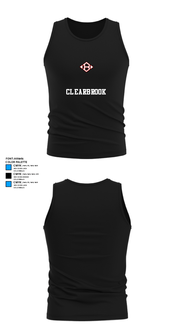 Tank Top, Clearbrook, Men's Soccer, Teamtime, Team time, sublimation, custom sports apparel, team uniforms, spirit wear, spiritwear, sports uniforms, custom shirts, team store, custom team store, fundraiser sports, apparel fundraiser