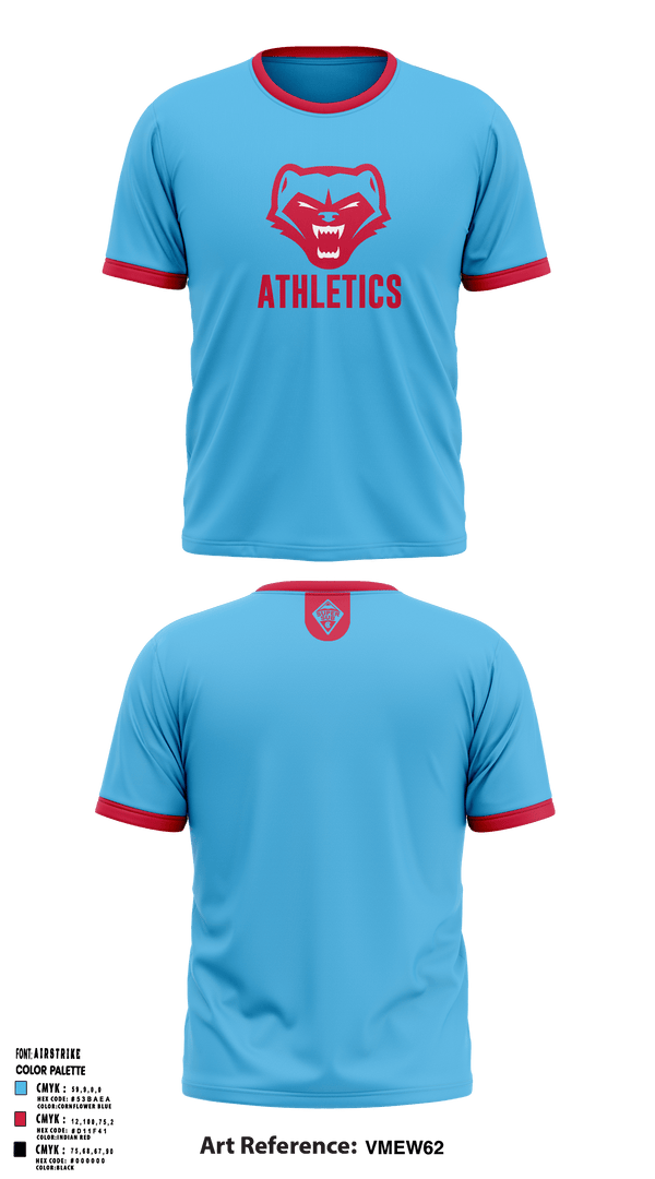 Short Sleeve Performance Shirt, Westlake Middle School, Spirit Store, Teamtime, Team time, sublimation, custom sports apparel, team uniforms, spirit wear, spiritwear, sports uniforms, custom shirts, team store, custom team store, fundraiser sports, apparel fundraiser
