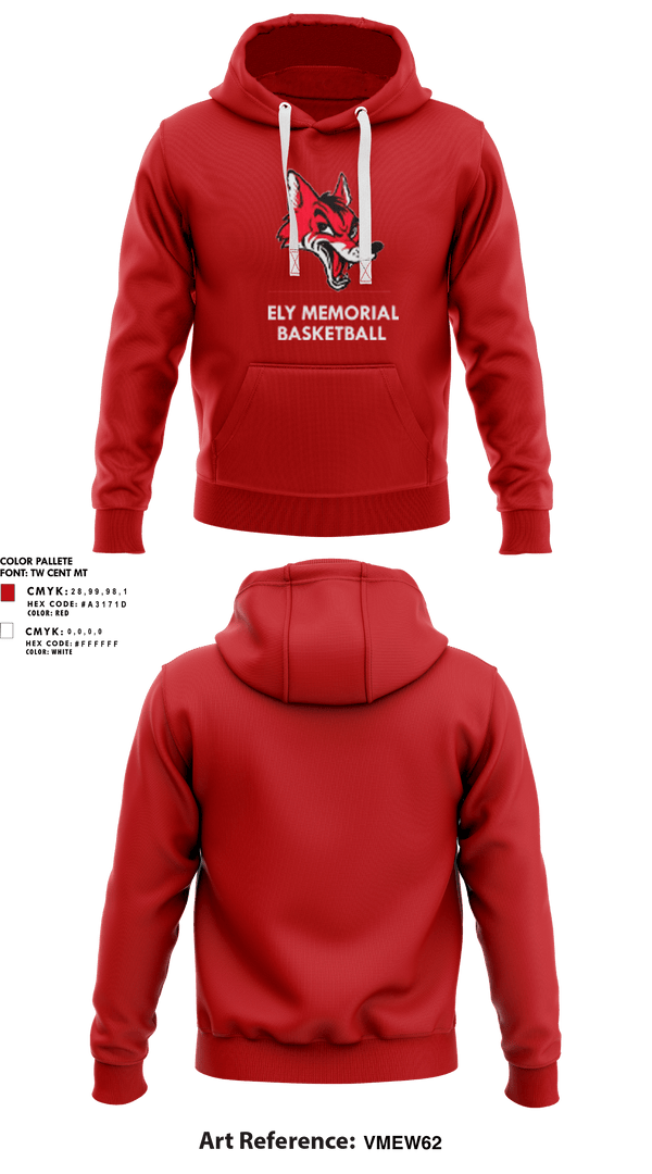 Hoodie, Ely Memorial High School Basketball, Men's Basketball, Teamtime, Team time, sublimation, custom sports apparel, team uniforms, spirit wear, spiritwear, sports uniforms, custom shirts, team store, custom team store, fundraiser sports, apparel fundraiser