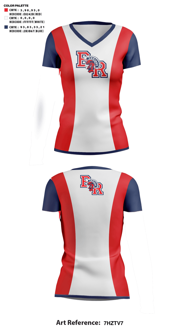 Womens Short Sleeve Vneck Shirt, Bridgewater-Raynham Regional High School Volleyball, Women's Volleyball, Teamtime, Team time, sublimation, custom sports apparel, team uniforms, spirit wear, spiritwear, sports uniforms, custom shirts, team store, custom team store, fundraiser sports, apparel fundraiser