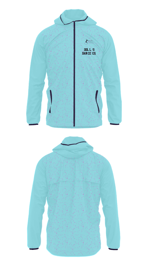 Windbreaker, Doll’s Dance Co., , Teamtime, Team time, sublimation, custom sports apparel, team uniforms, spirit wear, spiritwear, sports uniforms, custom shirts, team store, custom team store, fundraiser sports, apparel fundraiser