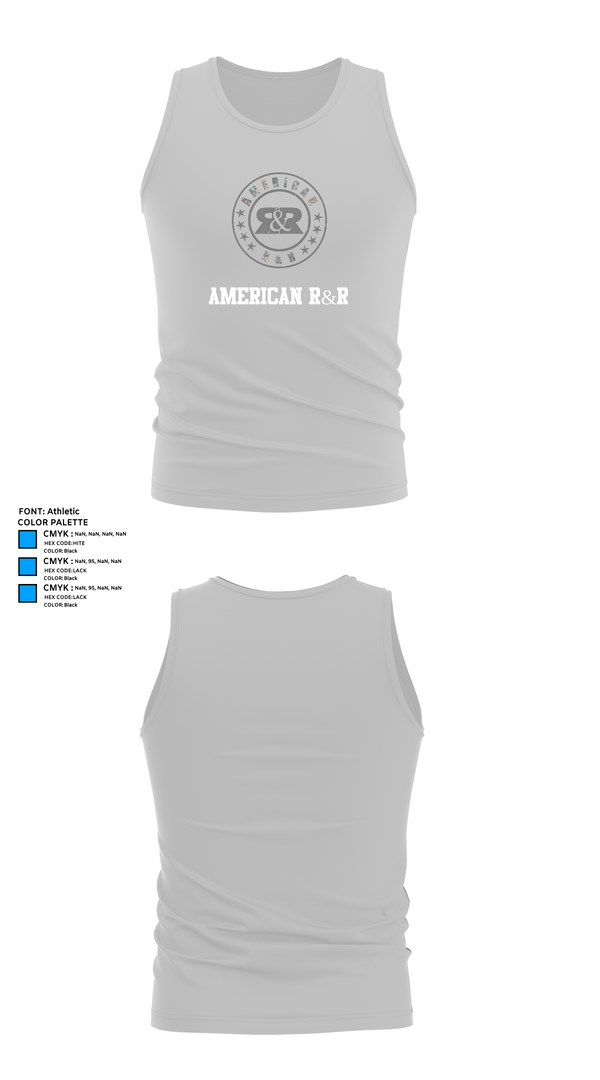 Tank Top, American R&R, , Teamtime, Team time, sublimation, custom sports apparel, team uniforms, spirit wear, spiritwear, sports uniforms, custom shirts, team store, custom team store, fundraiser sports, apparel fundraiser