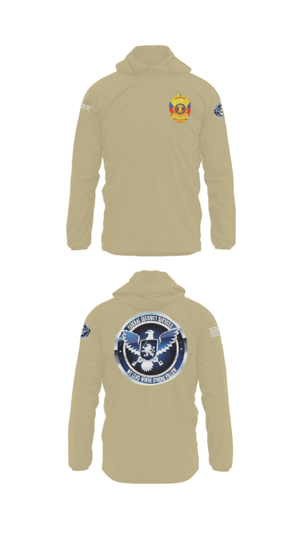 Windbreaker, TS FEDERAL PRIVATE SECURITY & BODYGUARD, Police, Teamtime, Team time, sublimation, custom sports apparel, team uniforms, spirit wear, spiritwear, sports uniforms, custom shirts, team store, custom team store, fundraiser sports, apparel fundraiser