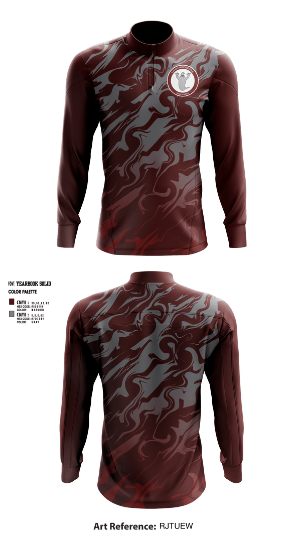 Quarter Zip Jacket, Illinois Valley Central High School Golf, Golf, Teamtime, Team time, sublimation, custom sports apparel, team uniforms, spirit wear, spiritwear, sports uniforms, custom shirts, team store, custom team store, fundraiser sports, apparel fundraiser