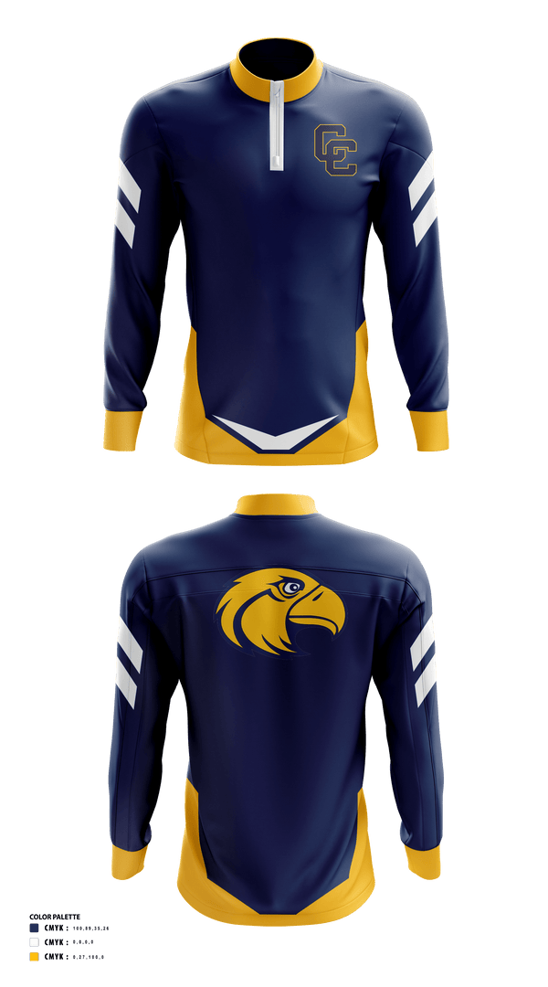 Quarter Zip Jacket, Columbia Central Senior High School Golf, Golf, Teamtime, Team time, sublimation, custom sports apparel, team uniforms, spirit wear, spiritwear, sports uniforms, custom shirts, team store, custom team store, fundraiser sports, apparel fundraiser