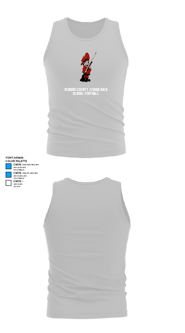 Tank Top, Perkins County Junior High School Football, Football, Teamtime, Team time, sublimation, custom sports apparel, team uniforms, spirit wear, spiritwear, sports uniforms, custom shirts, team store, custom team store, fundraiser sports, apparel fundraiser