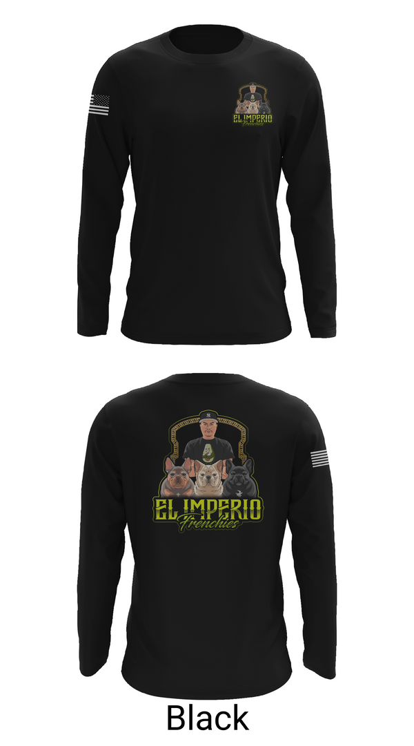 Long Sleeve Performance Shirt, EL IMPERIO FRENCHIES, , Teamtime, Team time, sublimation, custom sports apparel, team uniforms, spirit wear, spiritwear, sports uniforms, custom shirts, team store, custom team store, fundraiser sports, apparel fundraiser