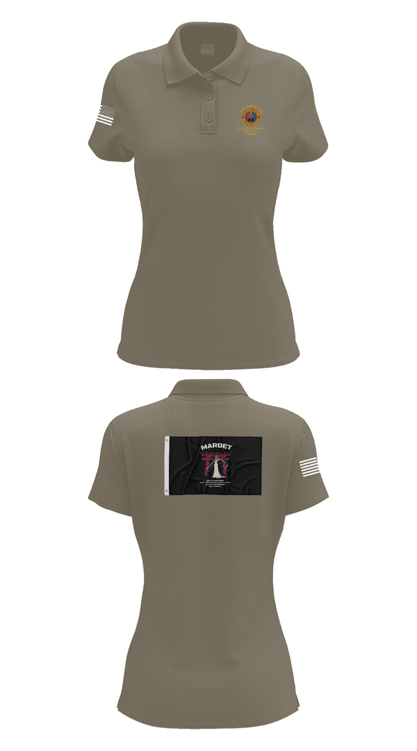 Womens Short Sleeve Performance Polo, MARDET Fort Leonard Wood (FLW) DoD Interservice Non-Lethal Individual Weapons Instructor's Course Fort Leonard Wood Basic Military Police School House, , Teamtime, Team time, sublimation, custom sports apparel, team uniforms, spirit wear, spiritwear, sports uniforms, custom shirts, team store, custom team store, fundraiser sports, apparel fundraiser
