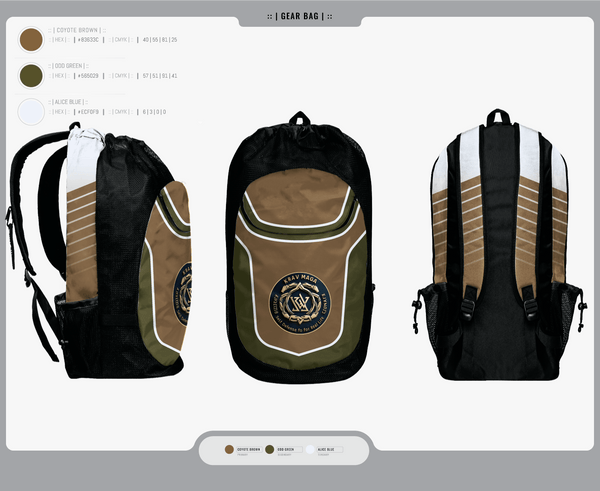 Gear Bag, FieldKrav Maga, Softball, Teamtime, Team time, sublimation, custom sports apparel, team uniforms, spirit wear, spiritwear, sports uniforms, custom shirts, team store, custom team store, fundraiser sports, apparel fundraiser