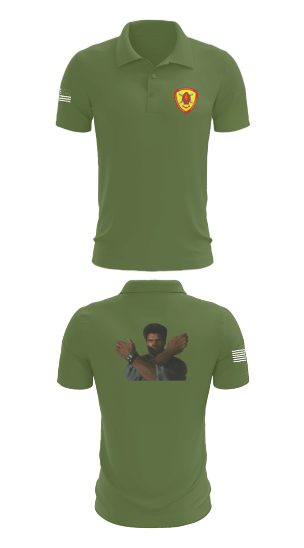 Short Sleeve Performance Polo, 10th Marine Regiment, Marines, Teamtime, Team time, sublimation, custom sports apparel, team uniforms, spirit wear, spiritwear, sports uniforms, custom shirts, team store, custom team store, fundraiser sports, apparel fundraiser