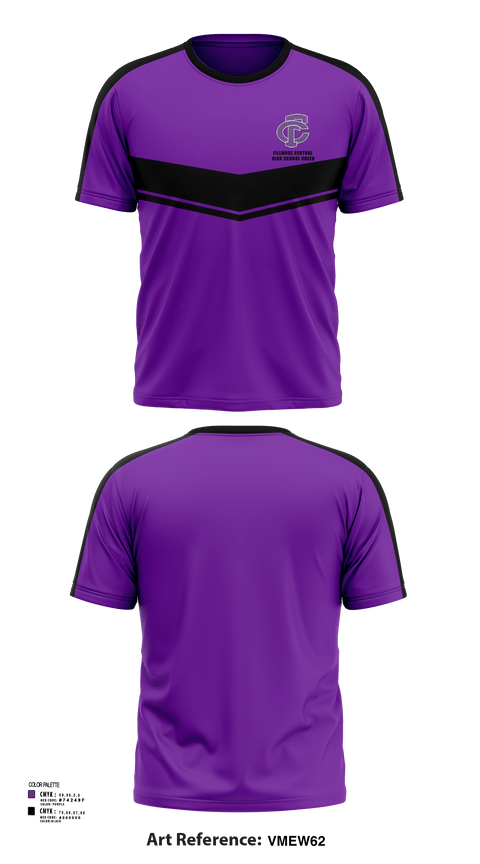 Short Sleeve Performance Shirt, Fillmore Central High School Cheer, Cheer, Teamtime, Team time, sublimation, custom sports apparel, team uniforms, spirit wear, spiritwear, sports uniforms, custom shirts, team store, custom team store, fundraiser sports, apparel fundraiser