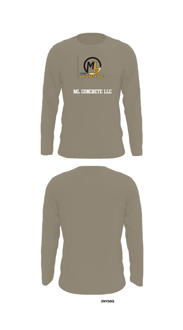 Long Sleeve Performance Shirt, ML concrete Llc, , Teamtime, Team time, sublimation, custom sports apparel, team uniforms, spirit wear, spiritwear, sports uniforms, custom shirts, team store, custom team store, fundraiser sports, apparel fundraiser