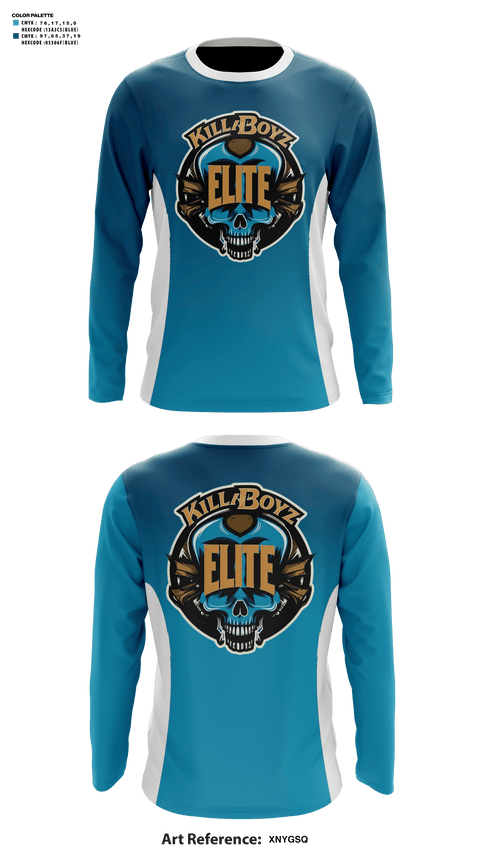 Long Sleeve Shooting Shirt, KILLA BOYZ ELITEKILLA BOYZ ELITE, Men's Basketball, Teamtime, Team time, sublimation, custom sports apparel, team uniforms, spirit wear, spiritwear, sports uniforms, custom shirts, team store, custom team store, fundraiser sports, apparel fundraiser