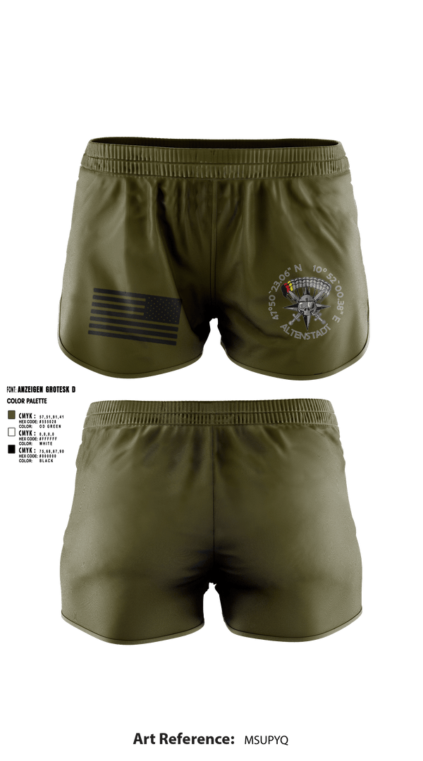 Ranger Panties, XI. Inspektion, Army, Teamtime, Team time, sublimation, custom sports apparel, team uniforms, spirit wear, spiritwear, sports uniforms, custom shirts, team store, custom team store, fundraiser sports, apparel fundraiser