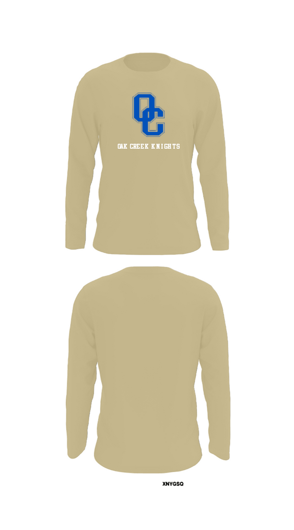 Long Sleeve Performance Shirt, Oak Creek Knights, Men's Volleyball, Teamtime, Team time, sublimation, custom sports apparel, team uniforms, spirit wear, spiritwear, sports uniforms, custom shirts, team store, custom team store, fundraiser sports, apparel fundraiser