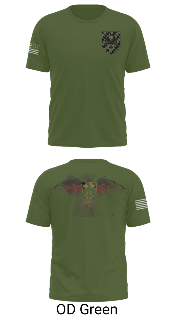 Old School Cotton Feel Shirt, 3./HSchRgt1, Army, Teamtime, Team time, sublimation, custom sports apparel, team uniforms, spirit wear, spiritwear, sports uniforms, custom shirts, team store, custom team store, fundraiser sports, apparel fundraiser