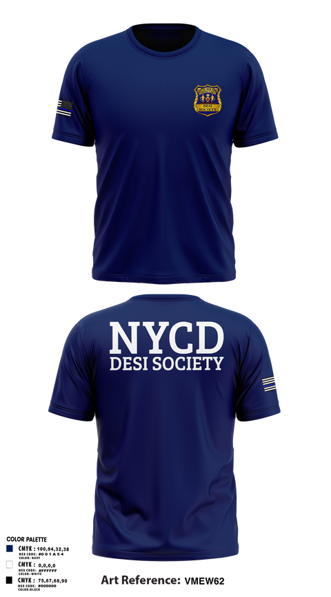 Short Sleeve Performance Shirt, NYCD DESI SOCIETY, Police, Teamtime, Team time, sublimation, custom sports apparel, team uniforms, spirit wear, spiritwear, sports uniforms, custom shirts, team store, custom team store, fundraiser sports, apparel fundraiser