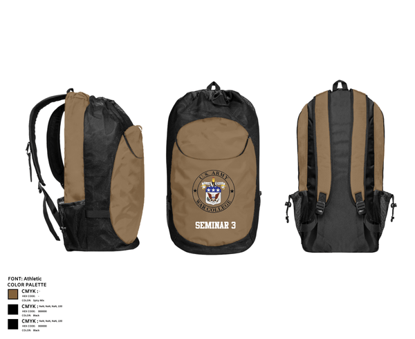 Gear Bag, Seminar 3, Army, Teamtime, Team time, sublimation, custom sports apparel, team uniforms, spirit wear, spiritwear, sports uniforms, custom shirts, team store, custom team store, fundraiser sports, apparel fundraiser
