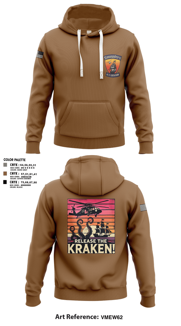 Hoodie, A/2135th GSAB “SMUGGLERS”, Army, Teamtime, Team time, sublimation, custom sports apparel, team uniforms, spirit wear, spiritwear, sports uniforms, custom shirts, team store, custom team store, fundraiser sports, apparel fundraiser