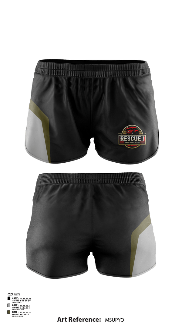 Womens Shorts, Rescue 1 transportation, , Teamtime, Team time, sublimation, custom sports apparel, team uniforms, spirit wear, spiritwear, sports uniforms, custom shirts, team store, custom team store, fundraiser sports, apparel fundraiser