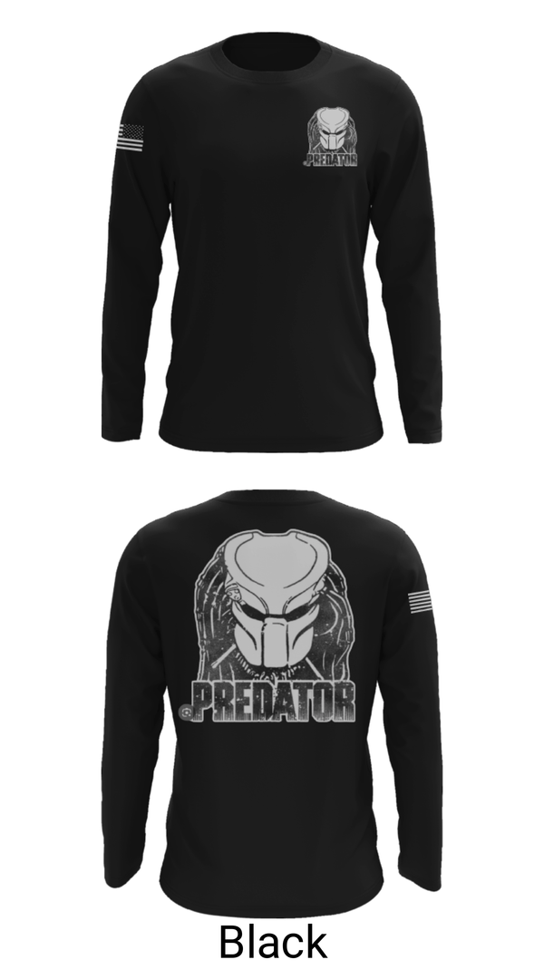 Long Sleeve Performance Shirt, Predators, Men's Basketball, Teamtime, Team time, sublimation, custom sports apparel, team uniforms, spirit wear, spiritwear, sports uniforms, custom shirts, team store, custom team store, fundraiser sports, apparel fundraiser