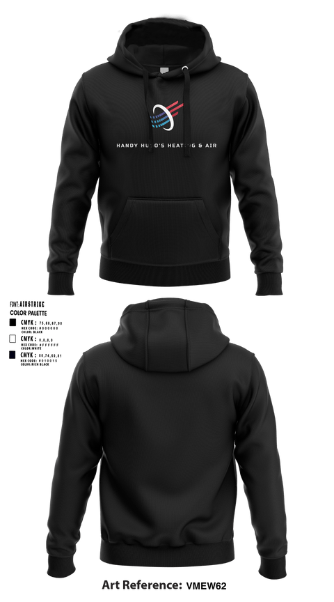 Hoodie, Handy Hugo’s Heating & Air, , Teamtime, Team time, sublimation, custom sports apparel, team uniforms, spirit wear, spiritwear, sports uniforms, custom shirts, team store, custom team store, fundraiser sports, apparel fundraiser