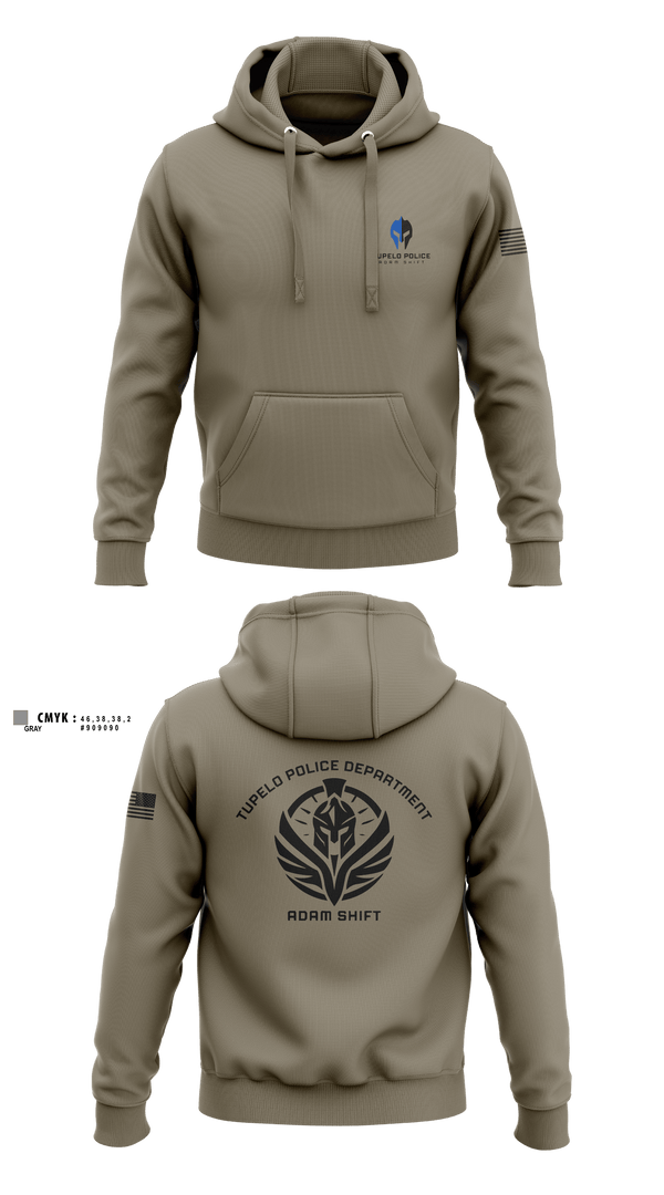 Hoodie, TPD Adam Shift, Police, Teamtime, Team time, sublimation, custom sports apparel, team uniforms, spirit wear, spiritwear, sports uniforms, custom shirts, team store, custom team store, fundraiser sports, apparel fundraiser