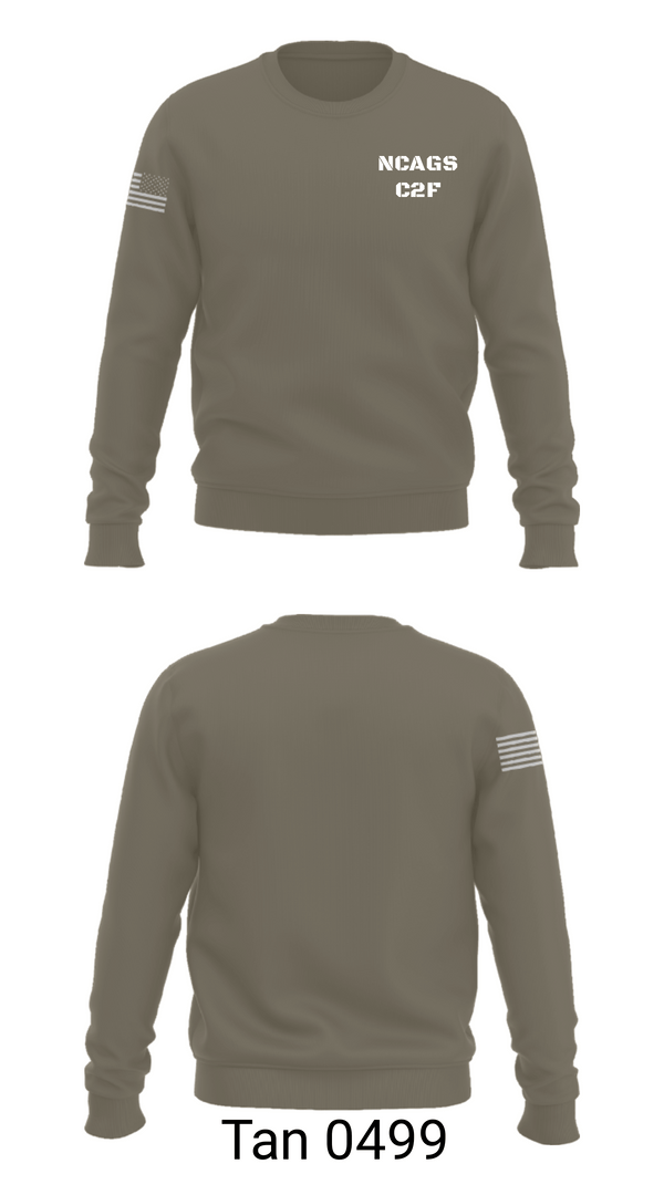 Crew Neck Sweatshirt, NCAGS C2F, Navy, Teamtime, Team time, sublimation, custom sports apparel, team uniforms, spirit wear, spiritwear, sports uniforms, custom shirts, team store, custom team store, fundraiser sports, apparel fundraiser