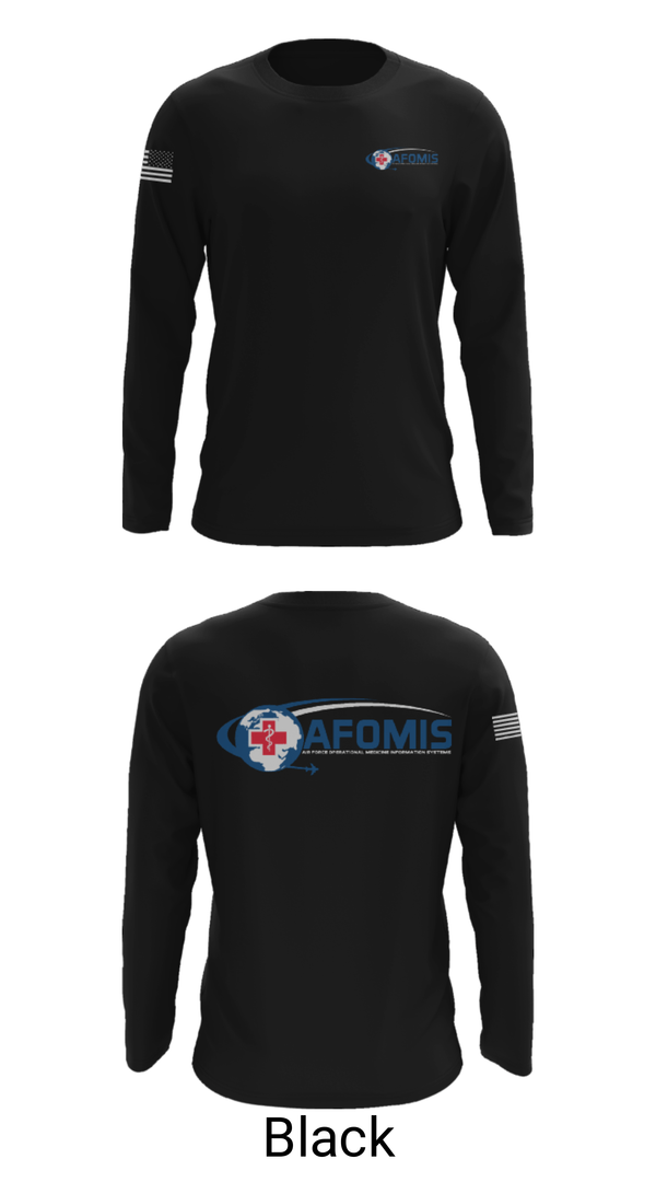 Long Sleeve Performance Shirt, AFOMIS, Air Force, Teamtime, Team time, sublimation, custom sports apparel, team uniforms, spirit wear, spiritwear, sports uniforms, custom shirts, team store, custom team store, fundraiser sports, apparel fundraiser