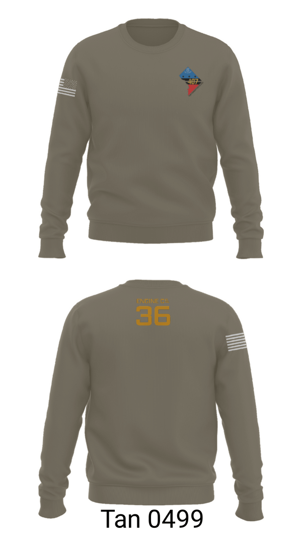 Crew Neck Sweatshirt, Rescue Engine 56DCFD RTC407, Fire Department, Teamtime, Team time, sublimation, custom sports apparel, team uniforms, spirit wear, spiritwear, sports uniforms, custom shirts, team store, custom team store, fundraiser sports, apparel fundraiser