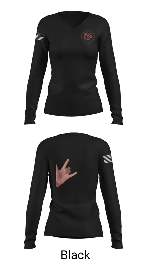 Women's Long Sleeve Vneck Shirt, Khari merrills, Men's Basketball, Teamtime, Team time, sublimation, custom sports apparel, team uniforms, spirit wear, spiritwear, sports uniforms, custom shirts, team store, custom team store, fundraiser sports, apparel fundraiser
