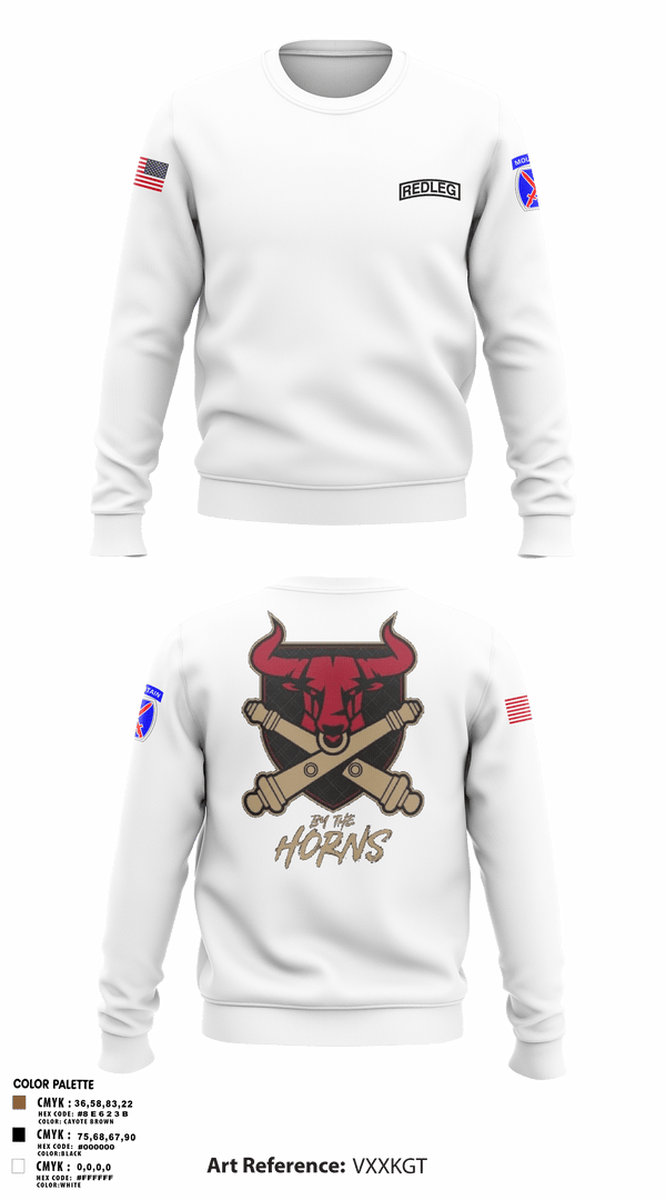 Crew Neck Sweatshirt, BRAVO BULLS, Army, Teamtime, Team time, sublimation, custom sports apparel, team uniforms, spirit wear, spiritwear, sports uniforms, custom shirts, team store, custom team store, fundraiser sports, apparel fundraiser