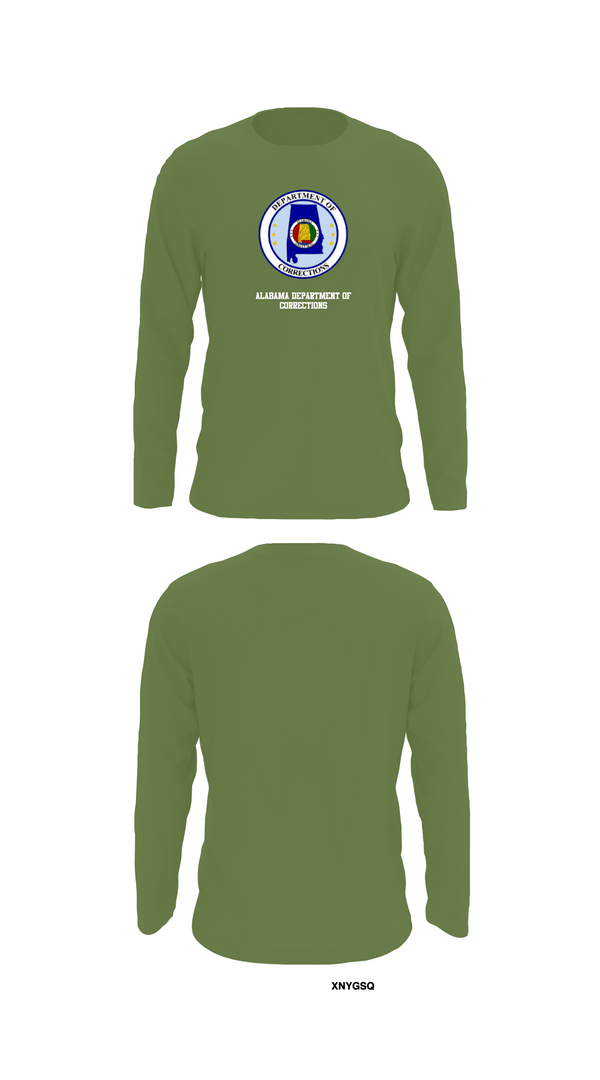 Long Sleeve Performance Shirt, Alabama Department of Corrections, Police, Teamtime, Team time, sublimation, custom sports apparel, team uniforms, spirit wear, spiritwear, sports uniforms, custom shirts, team store, custom team store, fundraiser sports, apparel fundraiser