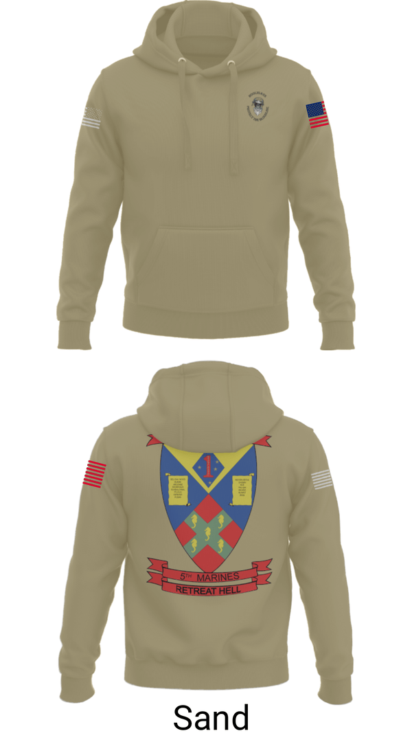 Hoodie, 2nd battalion , 5th marines, Marines, Teamtime, Team time, sublimation, custom sports apparel, team uniforms, spirit wear, spiritwear, sports uniforms, custom shirts, team store, custom team store, fundraiser sports, apparel fundraiser