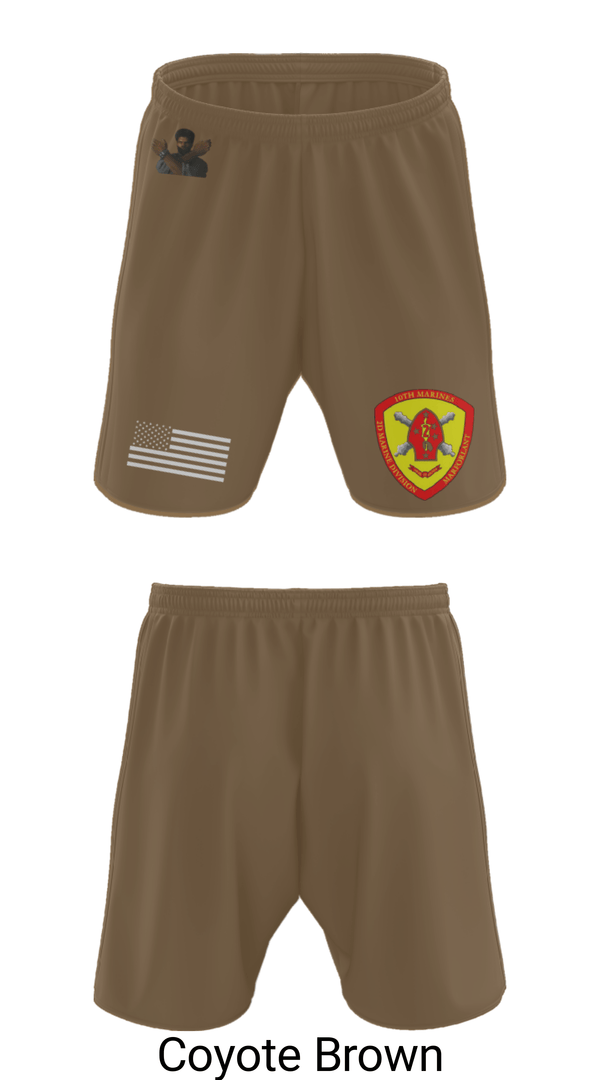 Athletic Shorts With Pockets, 10th Marine Regiment, Marines, Teamtime, Team time, sublimation, custom sports apparel, team uniforms, spirit wear, spiritwear, sports uniforms, custom shirts, team store, custom team store, fundraiser sports, apparel fundraiser