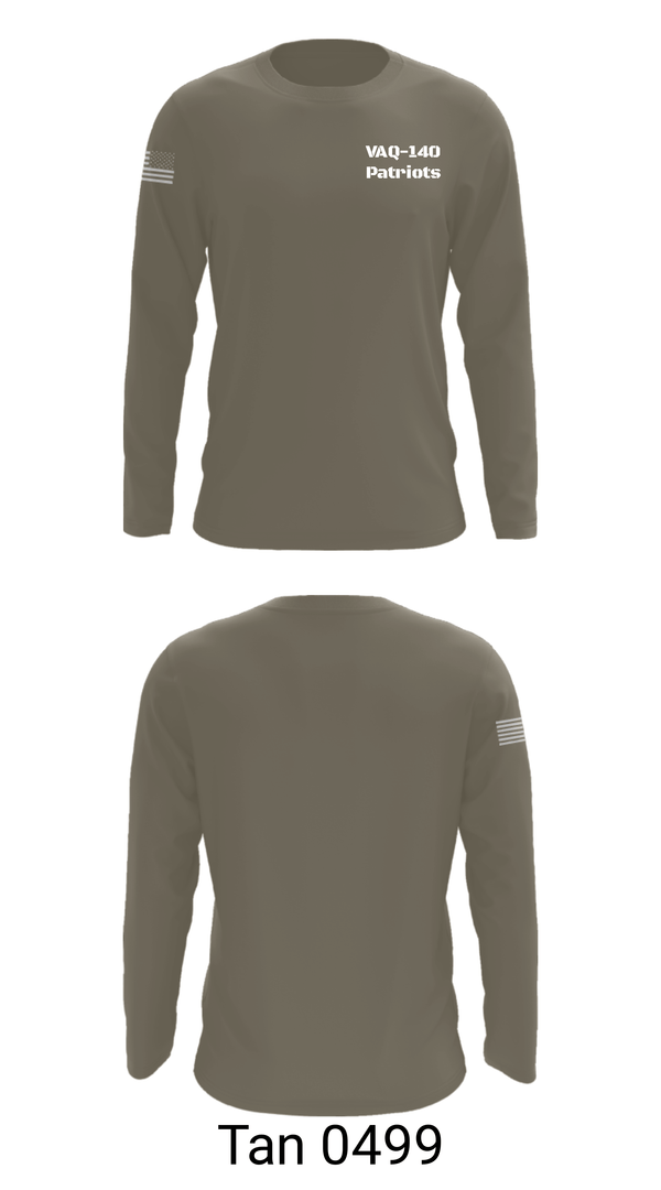 Long Sleeve Performance Shirt, VAQ-140 Patriots, Navy, Teamtime, Team time, sublimation, custom sports apparel, team uniforms, spirit wear, spiritwear, sports uniforms, custom shirts, team store, custom team store, fundraiser sports, apparel fundraiser