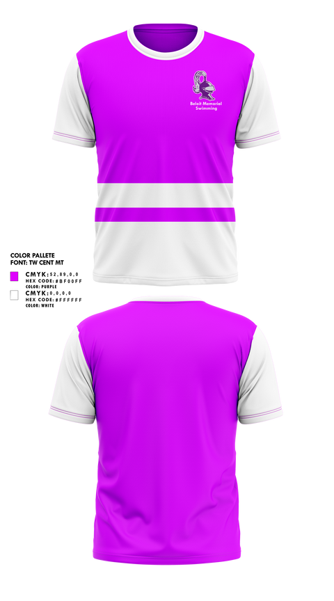 Short Sleeve Performance Shirt, Beloit Memorial High School Swimming, Swimming, Teamtime, Team time, sublimation, custom sports apparel, team uniforms, spirit wear, spiritwear, sports uniforms, custom shirts, team store, custom team store, fundraiser sports, apparel fundraiser