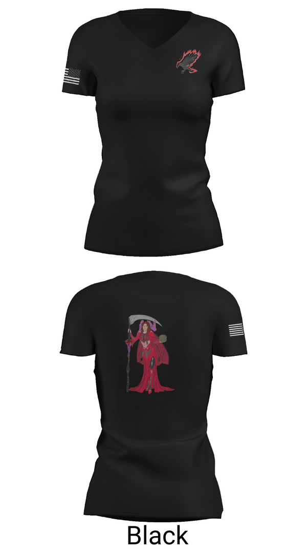 Womens Short Sleeve Vneck Shirt, A Co. 152 BEB, Army, Teamtime, Team time, sublimation, custom sports apparel, team uniforms, spirit wear, spiritwear, sports uniforms, custom shirts, team store, custom team store, fundraiser sports, apparel fundraiser