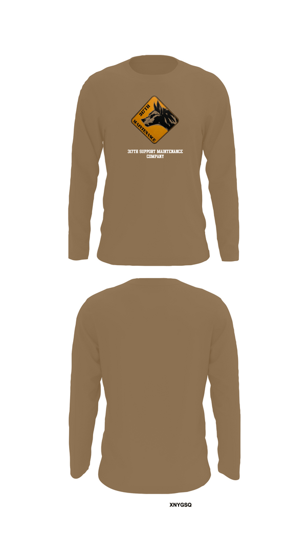 Long Sleeve Performance Shirt, 317th support maintenance company, Army, Teamtime, Team time, sublimation, custom sports apparel, team uniforms, spirit wear, spiritwear, sports uniforms, custom shirts, team store, custom team store, fundraiser sports, apparel fundraiser