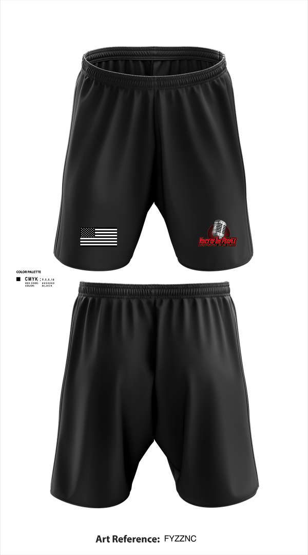 Athletic Shorts With Pockets, Voice of The People USA Radio Network, , Teamtime, Team time, sublimation, custom sports apparel, team uniforms, spirit wear, spiritwear, sports uniforms, custom shirts, team store, custom team store, fundraiser sports, apparel fundraiser