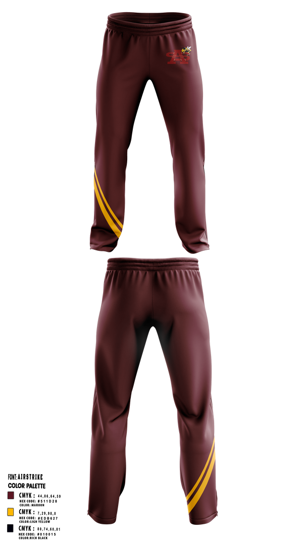 Sweatpants, St Augustine Yellow Jackets, Swimming, Teamtime, Team time, sublimation, custom sports apparel, team uniforms, spirit wear, spiritwear, sports uniforms, custom shirts, team store, custom team store, fundraiser sports, apparel fundraiser