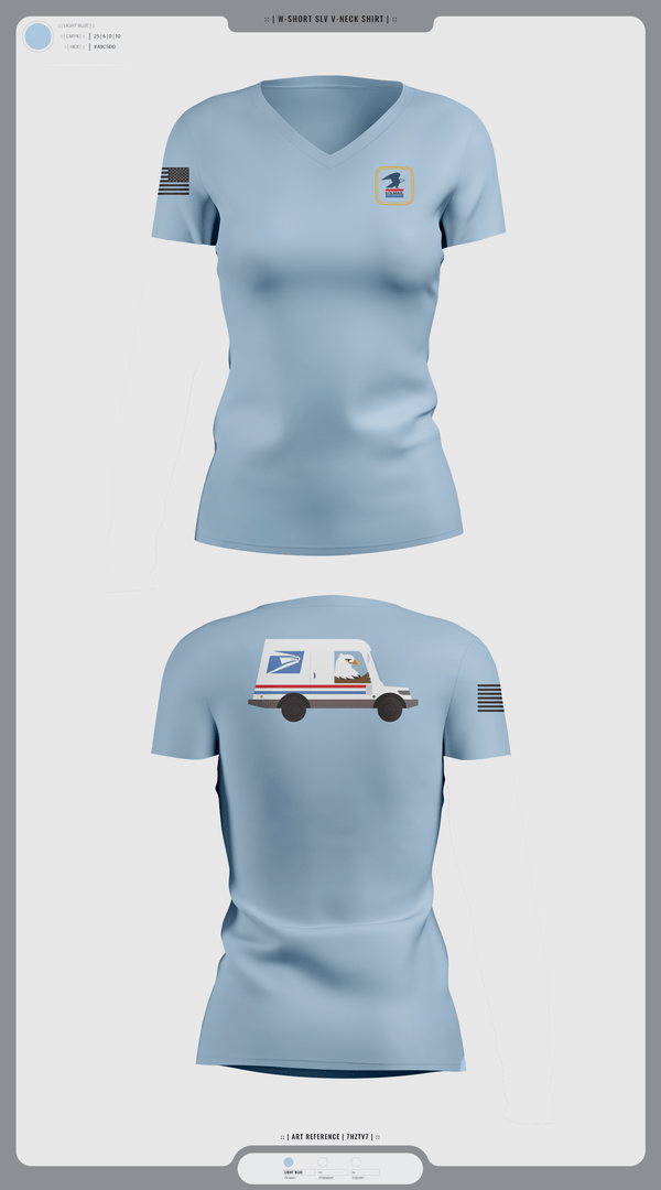 Womens Short Sleeve Vneck Shirt, 345th MCGA, Army, Teamtime, Team time, sublimation, custom sports apparel, team uniforms, spirit wear, spiritwear, sports uniforms, custom shirts, team store, custom team store, fundraiser sports, apparel fundraiser