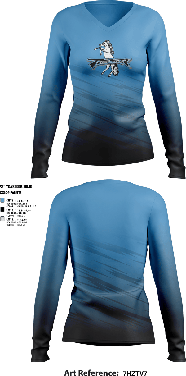 Womens Long Sleeve Vneck Shirt, Lake Region High School Cross Country, Cross Country, Teamtime, Team time, sublimation, custom sports apparel, team uniforms, spirit wear, spiritwear, sports uniforms, custom shirts, team store, custom team store, fundraiser sports, apparel fundraiser