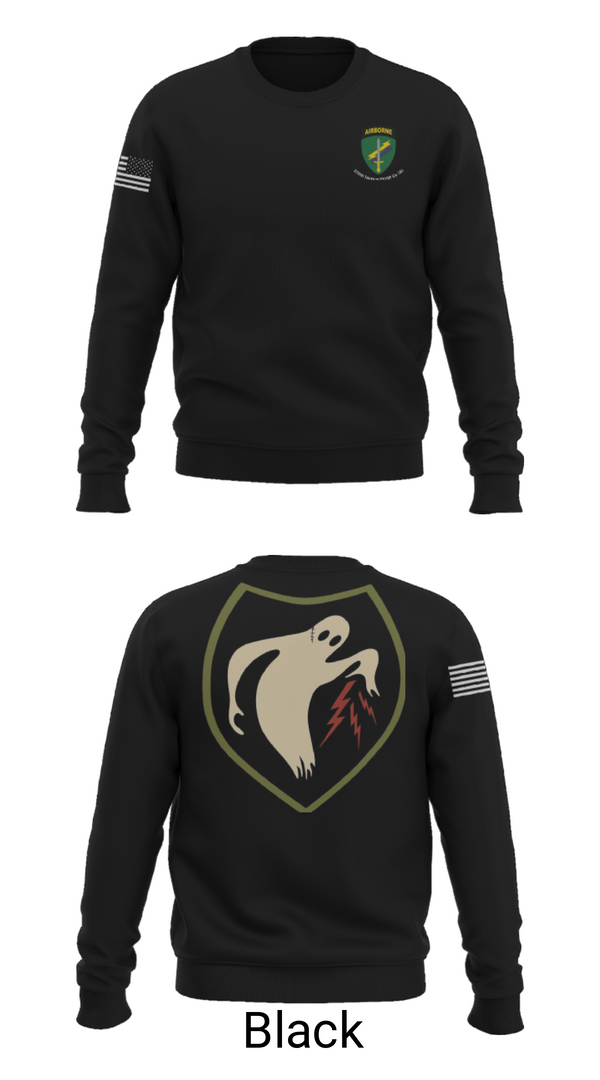 Crew Neck Sweatshirt, 325th Tactical PSYOP Co. (A), Army, Teamtime, Team time, sublimation, custom sports apparel, team uniforms, spirit wear, spiritwear, sports uniforms, custom shirts, team store, custom team store, fundraiser sports, apparel fundraiser