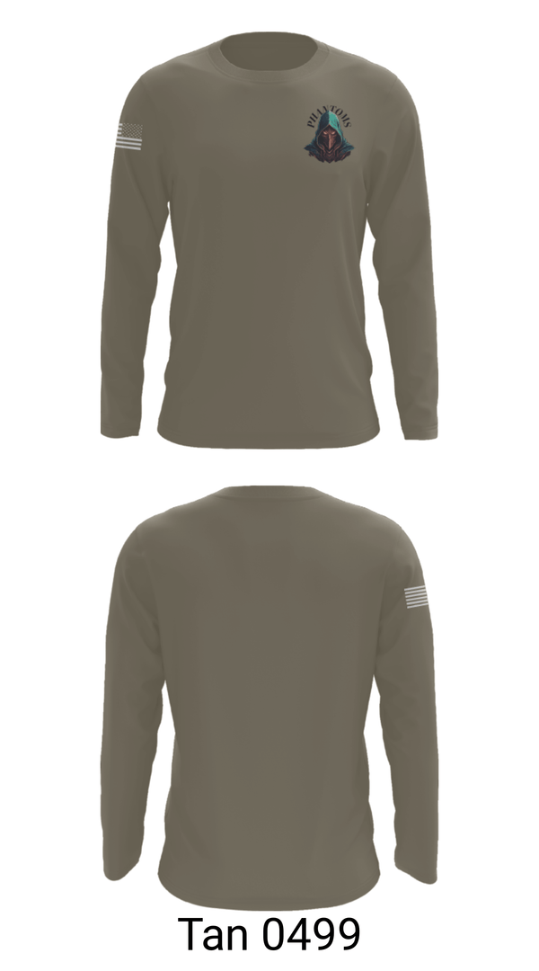 Long Sleeve Performance Shirt, 2nd Platoon Charlie Battery 5-4, Army, Teamtime, Team time, sublimation, custom sports apparel, team uniforms, spirit wear, spiritwear, sports uniforms, custom shirts, team store, custom team store, fundraiser sports, apparel fundraiser