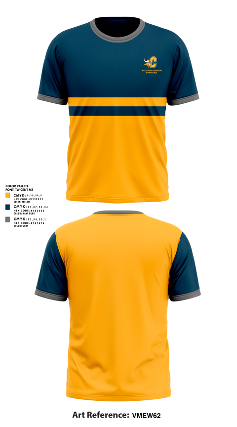 Short Sleeve Performance Shirt, Walled Lake Central Gymnastics, Spirit Store, Teamtime, Team time, sublimation, custom sports apparel, team uniforms, spirit wear, spiritwear, sports uniforms, custom shirts, team store, custom team store, fundraiser sports, apparel fundraiser