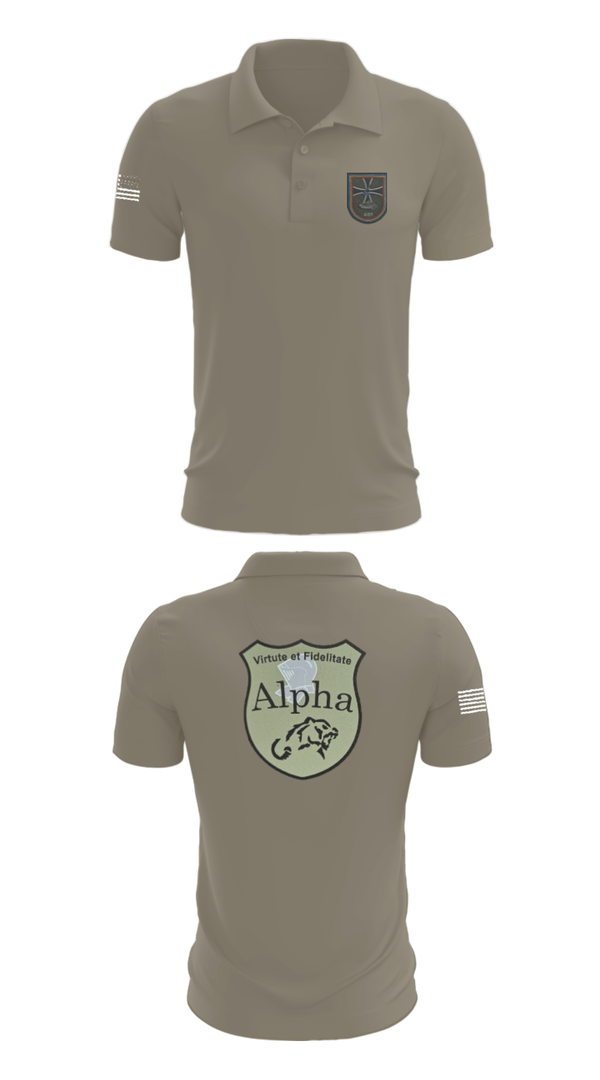 Short Sleeve Performance Polo, 4./401 PzGrenBtl, Army, Teamtime, Team time, sublimation, custom sports apparel, team uniforms, spirit wear, spiritwear, sports uniforms, custom shirts, team store, custom team store, fundraiser sports, apparel fundraiser