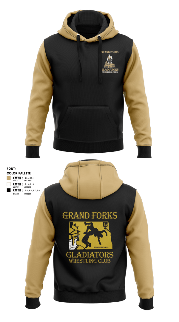Hoodie, Gladiators Wrestling Club, Wrestling, Teamtime, Team time, sublimation, custom sports apparel, team uniforms, spirit wear, spiritwear, sports uniforms, custom shirts, team store, custom team store, fundraiser sports, apparel fundraiser
