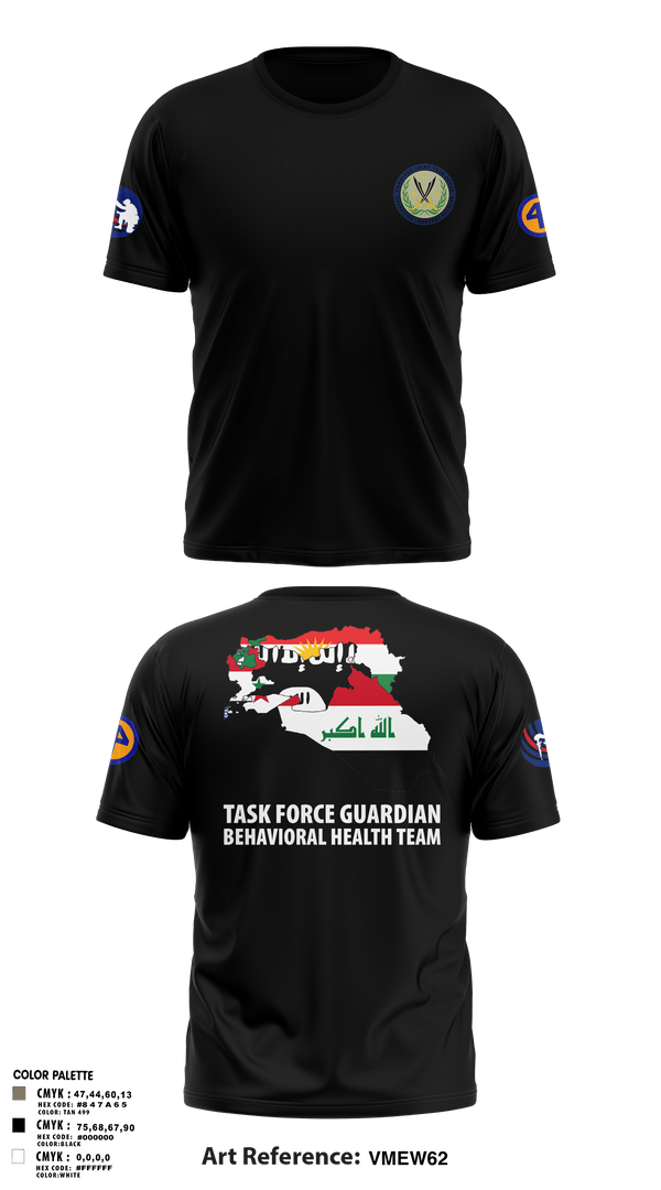 Old School Cotton Feel Shirt, 44th ICBT, National Guard, Teamtime, Team time, sublimation, custom sports apparel, team uniforms, spirit wear, spiritwear, sports uniforms, custom shirts, team store, custom team store, fundraiser sports, apparel fundraiser